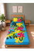 Hand Painted Rayon Bedsheet Set Single Size